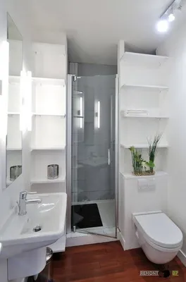 Новые идеи для дизайна узкой ванной комнаты с душевой кабиной