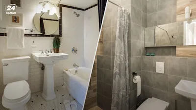Фотографии узкой ванной комнаты с душевой кабиной, которые вдохновят вас на изменения
