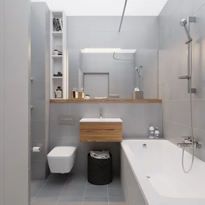 Идеи для дизайна узкой ванной комнаты с душевой кабиной, которые помогут вам создать уютный интерьер
