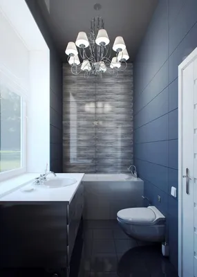 Лучшие изображения для дизайна узкой ванной комнаты
