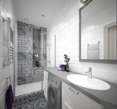 Стильные идеи дизайна для узкой ванной комнаты: фото вдохновение