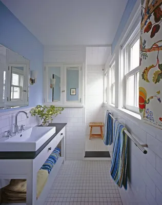 Стильные идеи дизайна для узкой ванной комнаты: фото вдохновение