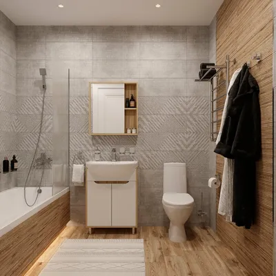 2) Изображение ванной комнаты 4м2 в формате PNG