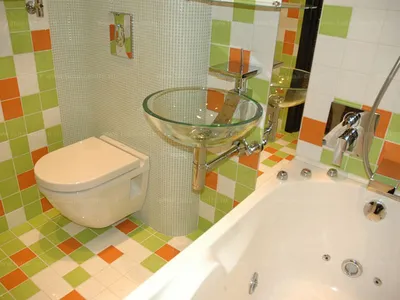24) Фотография ванной комнаты 4м2 в формате PNG в Full HD качестве для скачивания