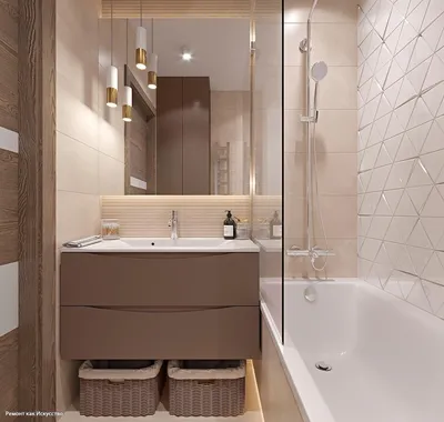18) Изысканные дизайны ванной комнаты 170х170