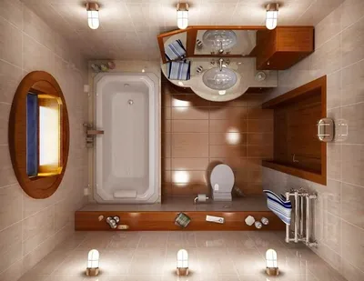 Стильный дизайн ванной комнаты 170х170: фотографии и идеи
