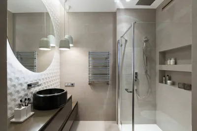 Современный дизайн ванной комнаты 170х170 с использованием технологий умного дома: фотографии и идеи