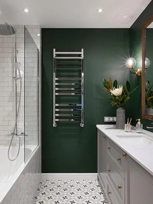 Фото дизайна ванной комнаты без плитки в HD качестве