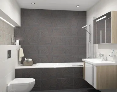 Фото дизайна ванной комнаты без плитки: скачать бесплатно в HD