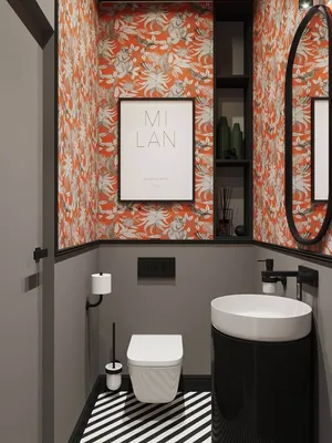 Современный взгляд на дизайн ванной комнаты без использования плитки: фотогалерея