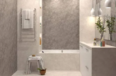 Идеи дизайна ванной комнаты без плитки: скачать PNG, JPG, WebP