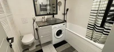 Фото ванной комнаты 2024 года без плитки