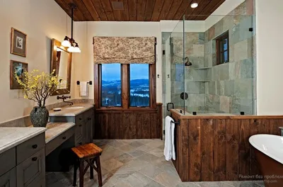 Фото дизайна ванной комнаты на даче: скачать бесплатно в HD