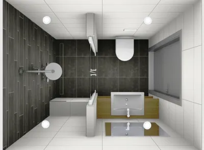Гармония и баланс: фото ванной комнаты на даче с сбалансированным дизайном