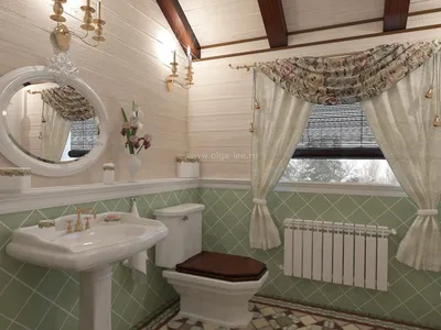 Фотография ванной комнаты на даче в хорошем качестве