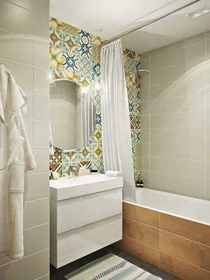 Фото дизайна ванной комнаты п 44 в HD качестве