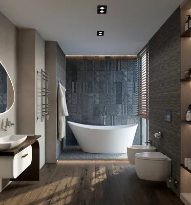 Изображения ванной комнаты с разными стилями дизайна