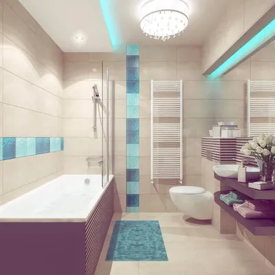 Дизайн ванной в бирюзовых тонах: фото идеи для создания уникального интерьера