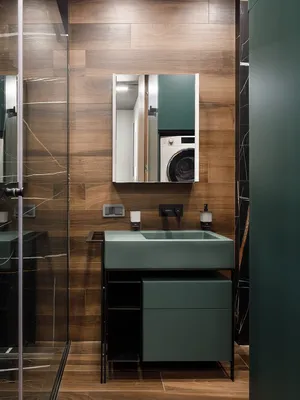 Фотографии стильной ванной комнаты в бирюзовом цвете: вдохновение для вашего дома