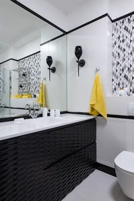 Ванная комната в черном цвете: современный и стильный дизайн
