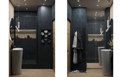 Стильные решения для ванной комнаты в черном цвете: фото и идеи