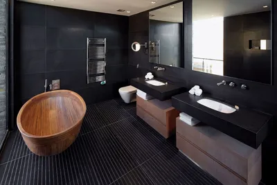Идеи дизайна ванной в черном цвете: фотографии для вдохновения и оформления