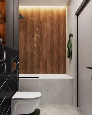 Фото ванной комнаты в черном цвете