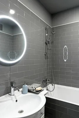 Элегантная ванная комната в хрущевке: фото галерея