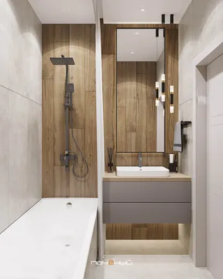 Современный и функциональный дизайн ванны 3 кв м без туалета