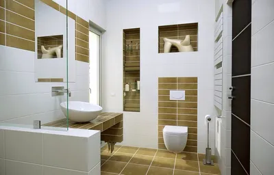 Ванные комнаты с раздельным дизайном ванны и туалета: фотографии и вдохновение для вашего интерьера