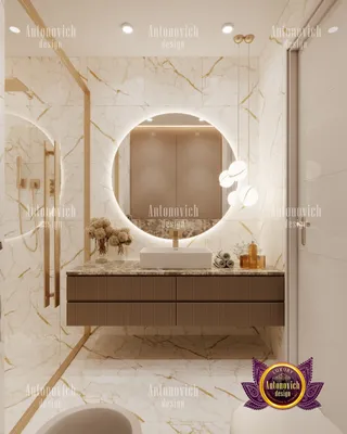 Фото дизайна зеркала в ванной: выберите формат и размер изображения