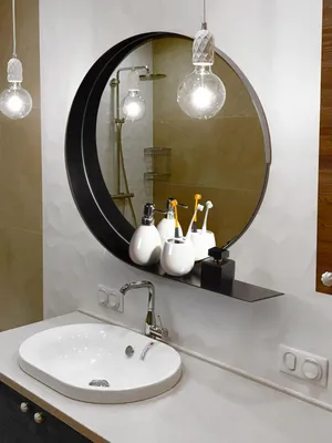 Вдохновение для дизайна зеркала в ванной