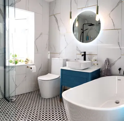Креативные и стильные зеркала для ванной комнаты