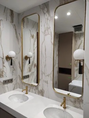 Фотографии современных зеркал для ванной