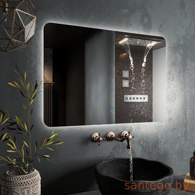 Интересные варианты зеркал для ванной комнаты