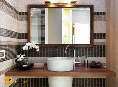 Идеи дизайна зеркала в ванной: фото галерея