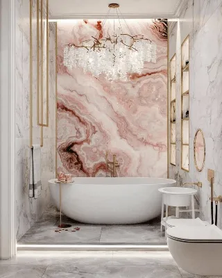 Элегантные фото зеркала в ванной комнате