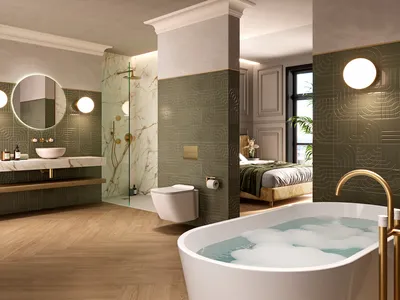 Изображения дизайнерских ванн для создания стильной ванной комнаты