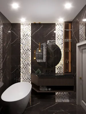 Изображения с дизайнерскими решениями для ванной комнаты