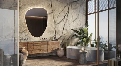 Фото с различными вариантами плитки для ванной комнаты