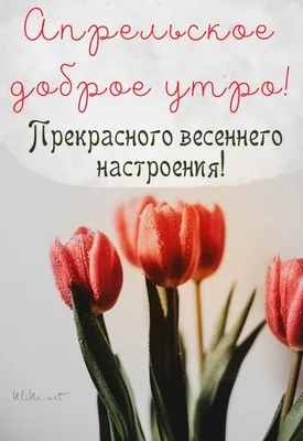 Картинки на тему утреннего апреля