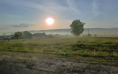 4K арт Доброе утро деревня для скачивания