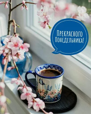 Новые фото на тему Доброе утро понедельник весна.