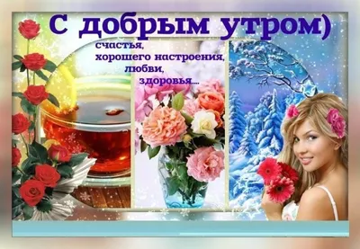 Доброе утро! Наслаждайтесь этими красивыми фотографиями.