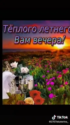 **Летний вечер в объективе фотокамеры**