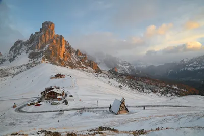 Изысканный зимний фотоальбом: Доломитовые альпы
