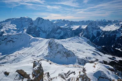 Фотоальбом альпийской зимы: Доломиты на картинках