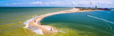 Фото пляжей на Должанской косе для дизайна сайта