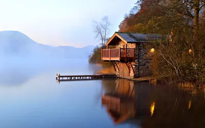 Наслаждайтесь красотой озера - бесплатное скачивание фото дома.