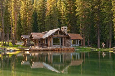 Потрясающая панорама озера - фото дома в Full HD.